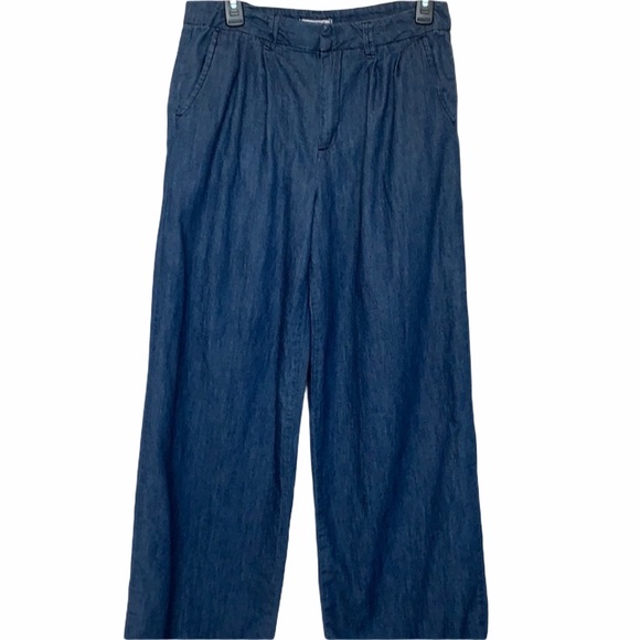 Forever 21 Denim - Forever 21 Wide Leg Jean Pants Dark Wash Size 30